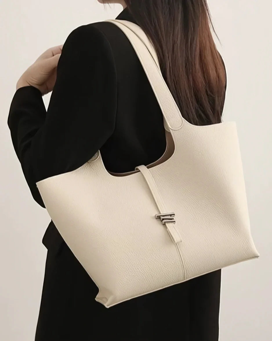 Marquess Leather Laptop Tote Handbag