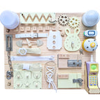 SkillBloom Montessori Busy Board | Unlock Real-Life Skills with Hands-On Wonder