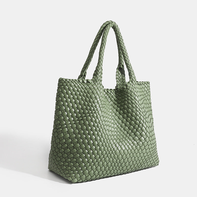 Woven Tote Handbag