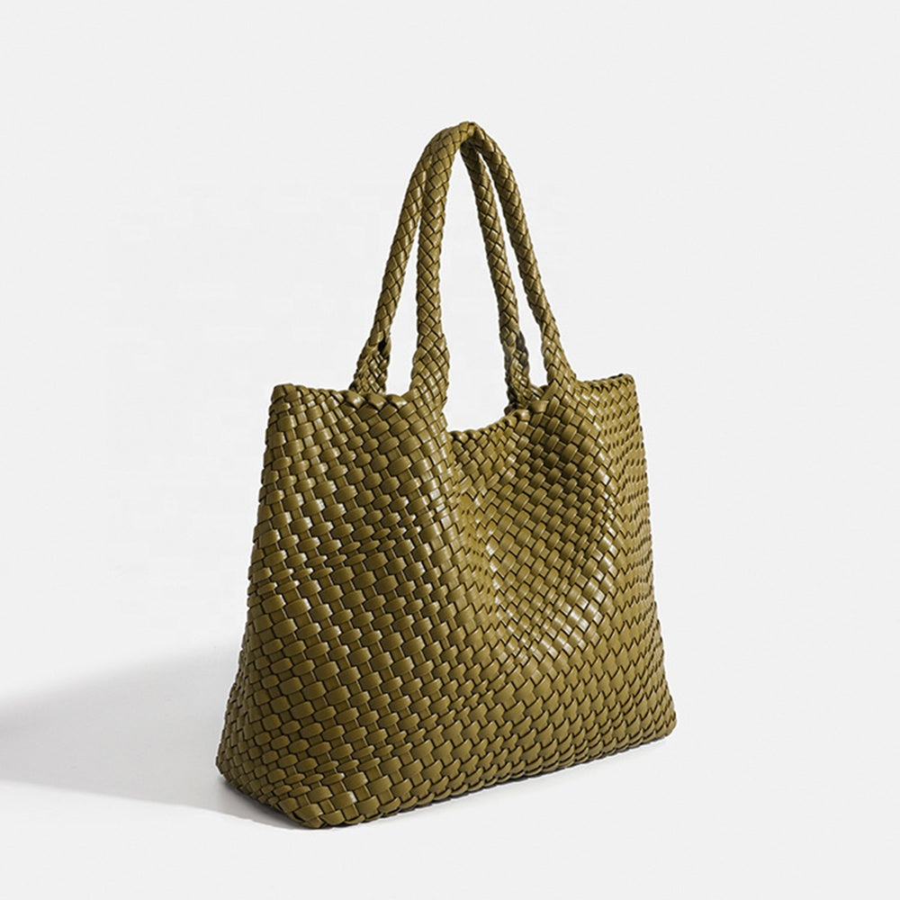 Woven Tote Handbag