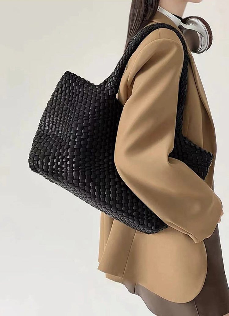 Woven Tote Handbag