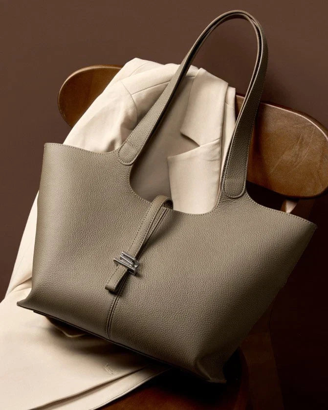 Marquess Leather Laptop Tote Handbag
