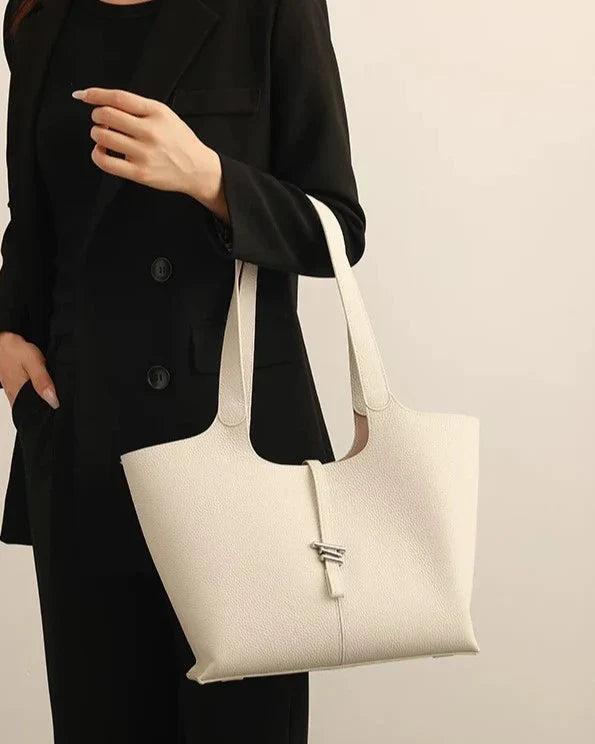 Marquess Leather Laptop Tote Handbag
